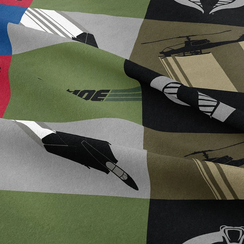 Camelot Fabrics G.I. Joe Block Cotton Precut Fabric Bundle