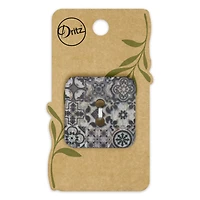 Dritz® 35mm Black Sustainable Coconut Square Button, 3ct.