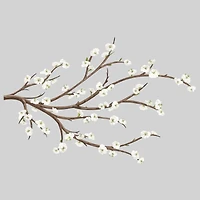 RoomMates White Blossom Branch Giant Decals