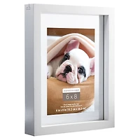 Expressions™ 6" x 8" White Float Frame by Studio Décor®