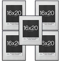 5 Pack: Black Thin 16" x 20" Float Frame, Basics by Studio Décor®