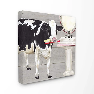 Stupell Industries Bath Time For Cows Wall Accent