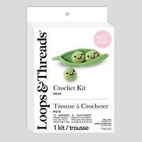 6 Pack: Intermediate Peas Amigurumi Crochet Kit by Loops & Threads®