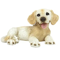 Design Toscano 10" Yellow Labrador Puppy Dog Statue