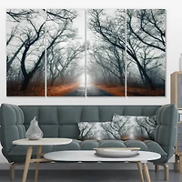 Designart - Mystic Road in Forest