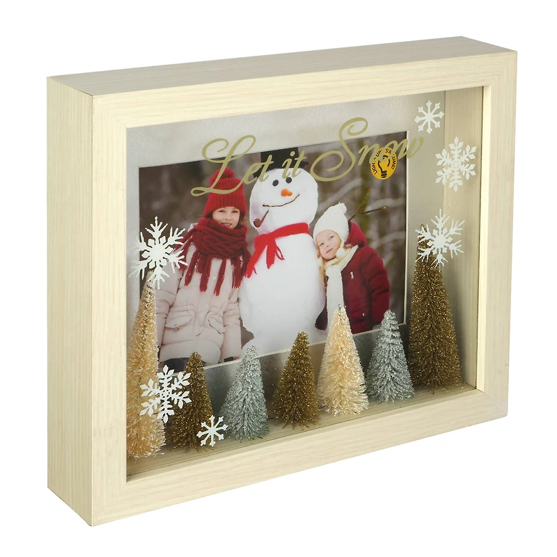 5" x 7" Let It Snow Light-Up Tabletop Frame by Ashland®