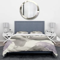 Designart 'minimal geometric Gesture IV' Geometric Bedding Set