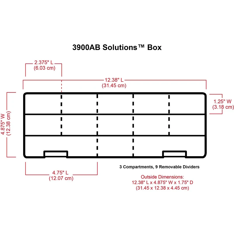 ArtBin® 12'' x 5'' Solutions™ Box