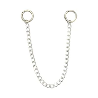 Blue Moon Studio™ 10.25" Silver Bag Chain with Circle Clasps