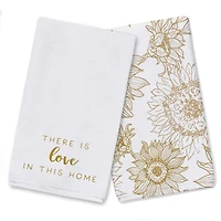 Love In This Home Tea Towel Set