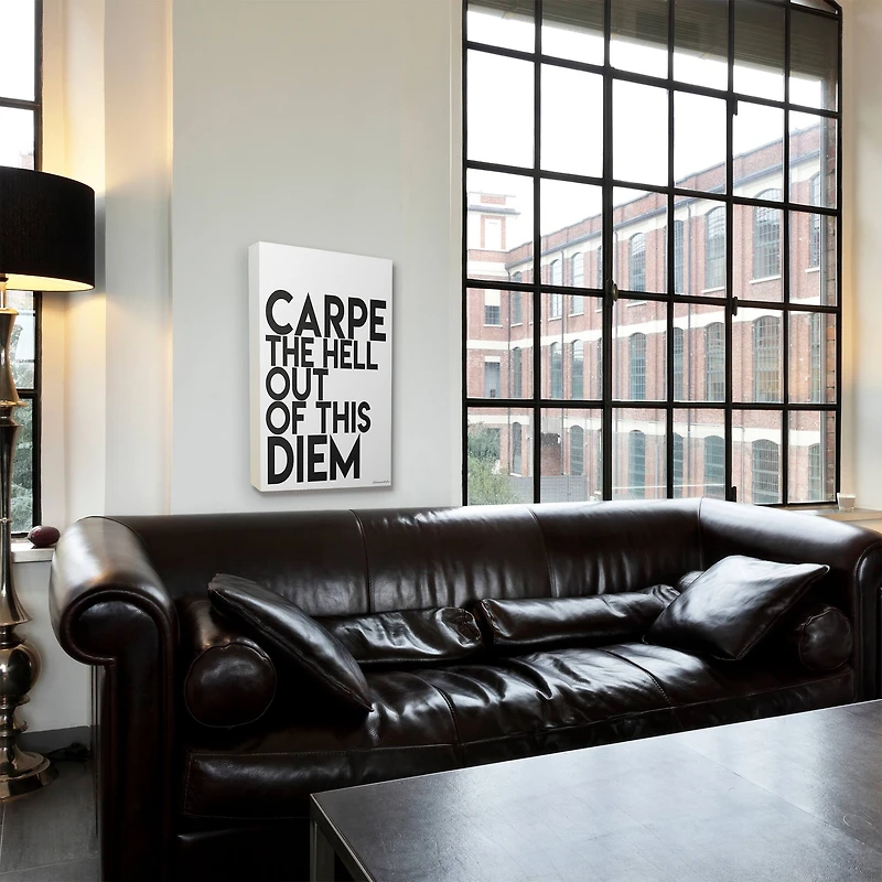 Stupell Industries LulusimonStudio Carpe Diem Canvas Wall Art