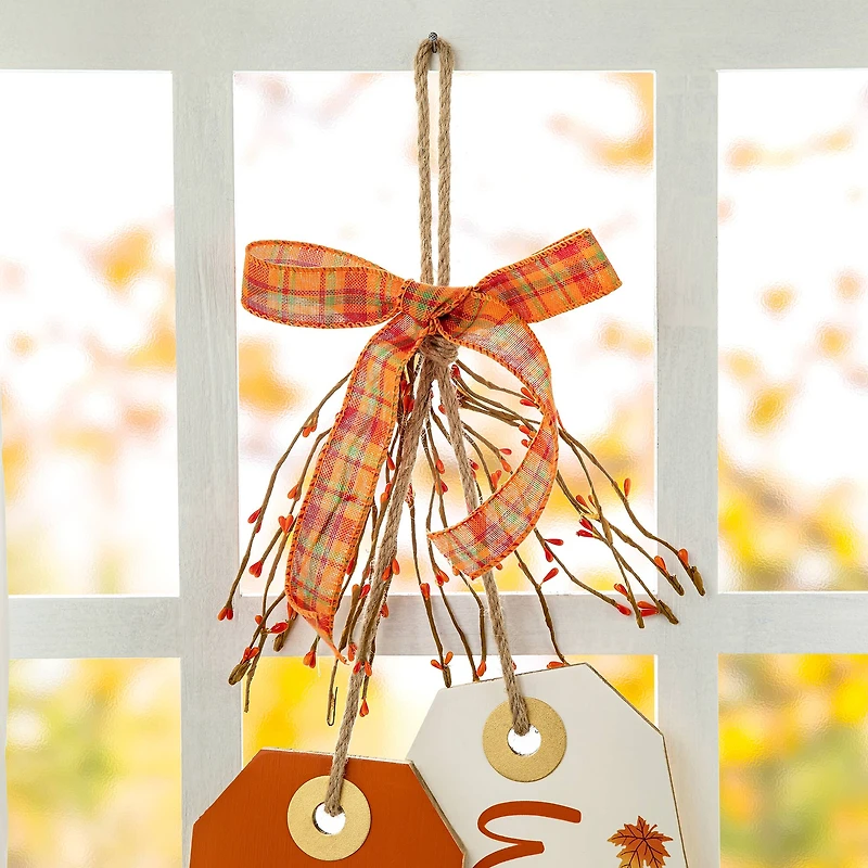 Glitzhome® 24" Fall Wooden Door Hanger