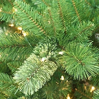 7.5ft. Pre-Lit Western Pine Artificial Christmas Tree, Clear Lights
