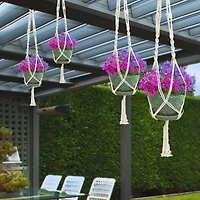 Sorbus 41" Macramé Plant Hangers, 4ct.