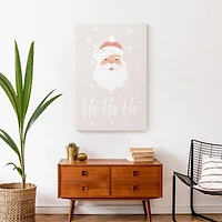 Ho Ho Ho Santa 20x30 Canvas Wall Art