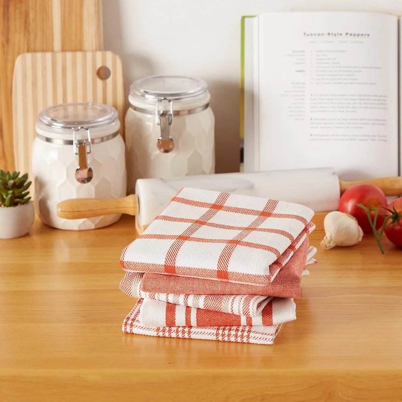 DII® Assorted Spice Woven Dishtowels Set