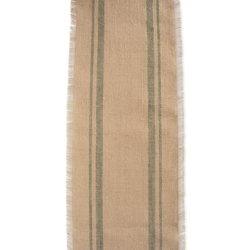DII® 72" Double Border Burlap Table Runner