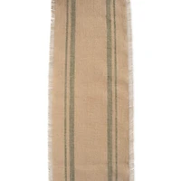 DII® 72" Double Border Burlap Table Runner