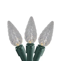 35ct. White LED C6 Mini Christmas String Lights