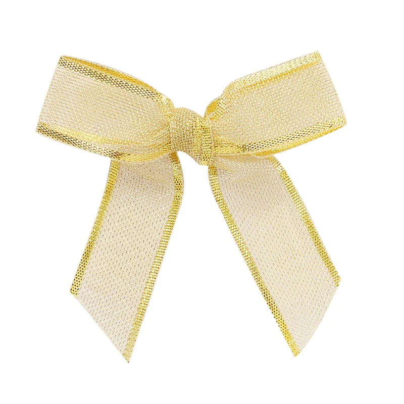 Reliant 2" Metallic Mesh Twist Tie Bows