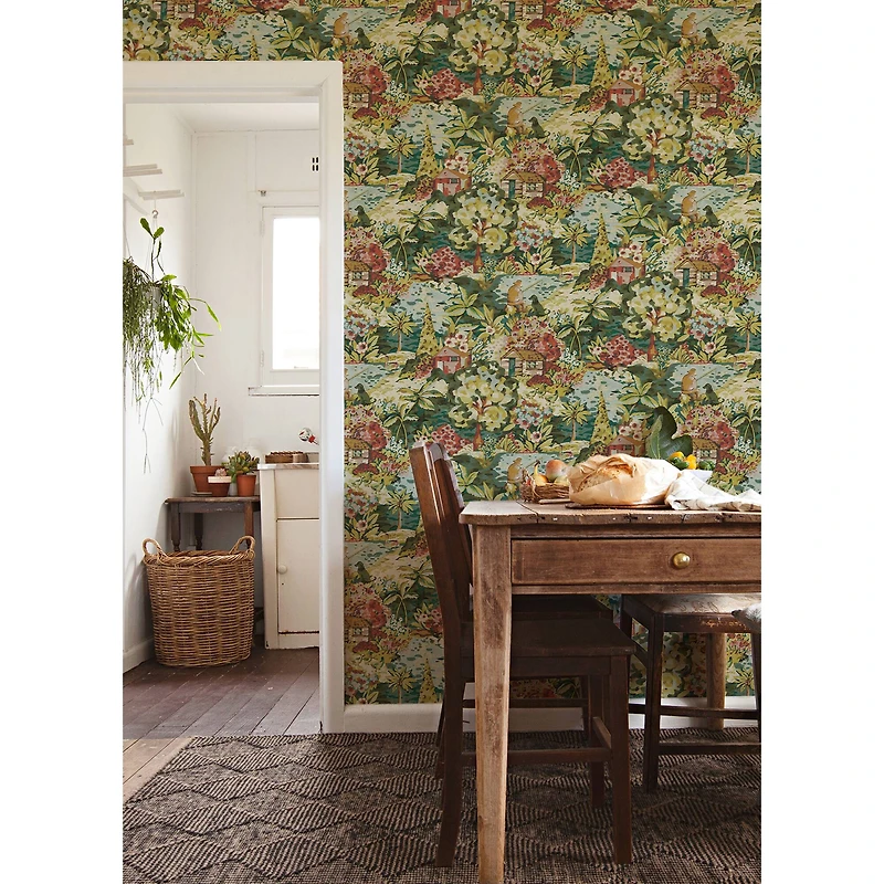 Caroline et Bettina Spice le Forestier Peel & Stick Wallpaper
