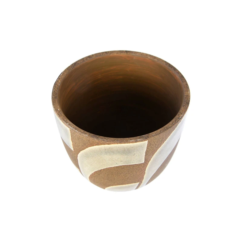 Hello Honey® 6" Hand Painted Terracotta Planter