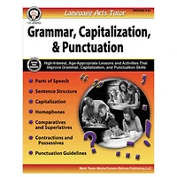 Mark Twain Language Arts Tutor: Grammar, Capitalization, and Punctuation Resource Book, Grade 4-8