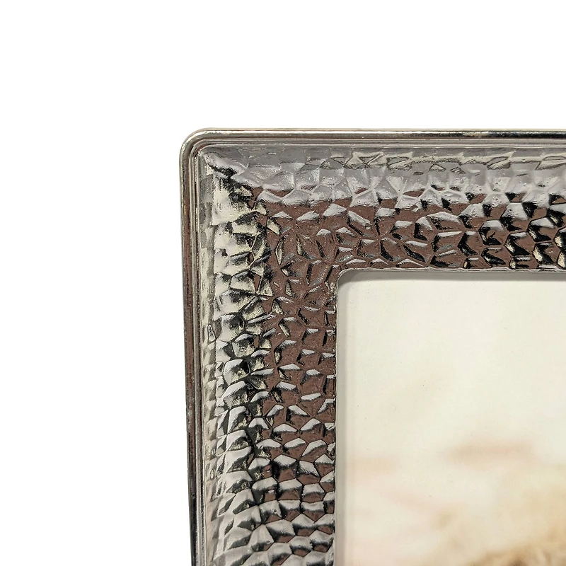 Expressions™ Silver Hammered Metal Frame by Studio Décor