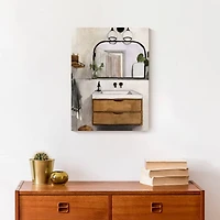 Modern Bathroom 12" x 16" Canvas Wall Art