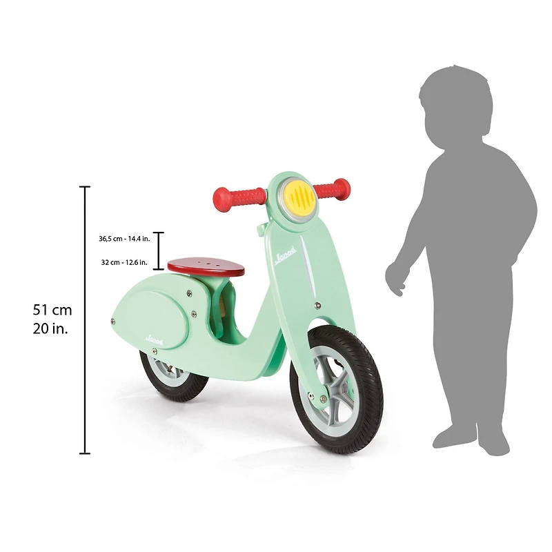 Janod® Mint Scooter Balance Bike toy