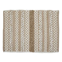 DII® Stone & White Hand-Loomed Paper Chindi Rug, 2ft. x 3ft.
