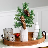 Dakota Red Pine Stem with Pine Cones