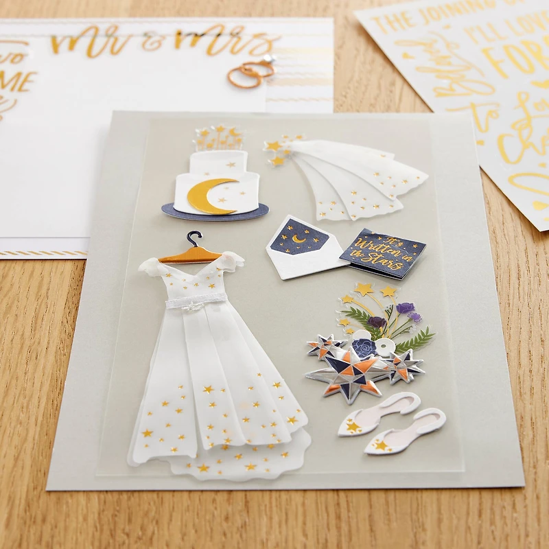 Starry Wedding Stickers by Recollections™