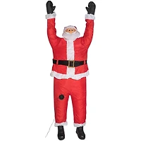6.5ft. Airblown® Inflatable Realistic Roof-Hangin' Santa