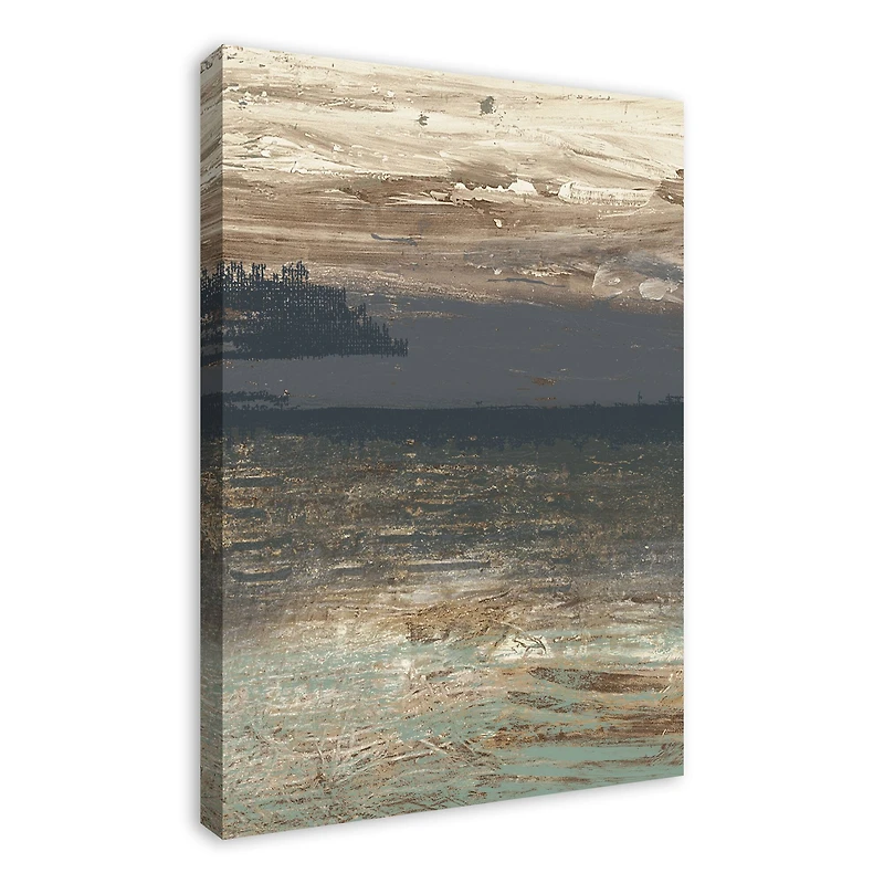 Ominous Abstract Seascape 24" x 36" Canvas Wall Art