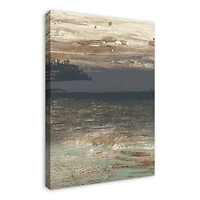 Ominous Abstract Seascape 24" x 36" Canvas Wall Art