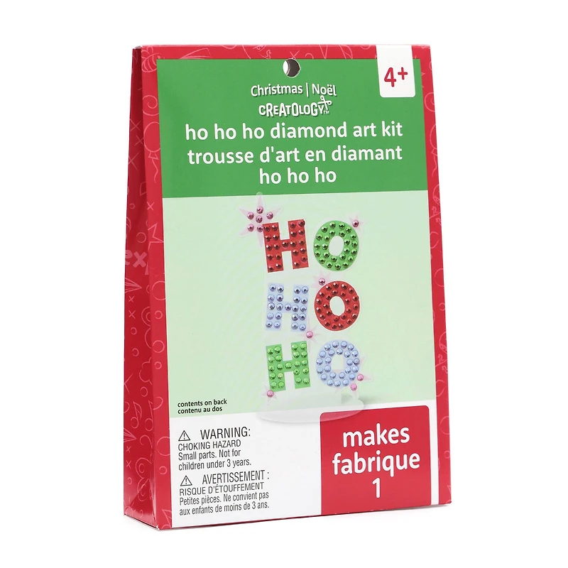 Ho Ho Ho Diamond Art Kit by Creatology™