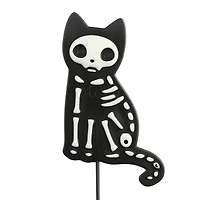 9" Black & White Cat Skeleton Pick by Ashland®