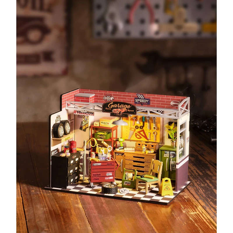 Rolife Garage Workship DIY Miniature House Kit