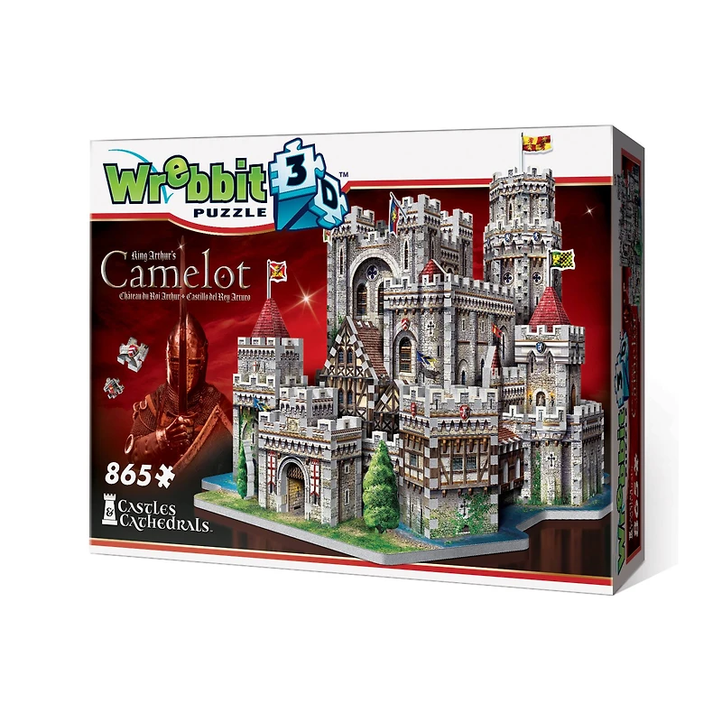 Wrebbit 3D Puzzle™ King Arthur's Camelot 865 Piece Puzzle