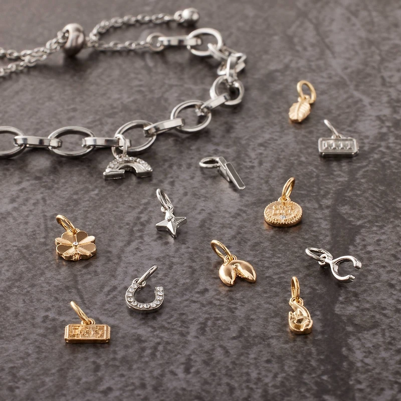 Silver & Gold Lucky Mix Charms by Bead Landing™