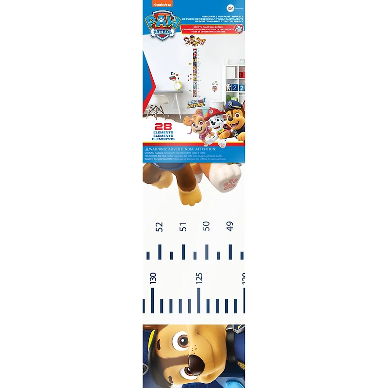 RoomMates Paw Patrol Friends Growth Chart