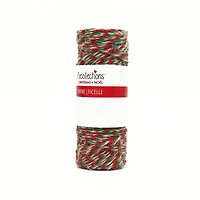 37yd. Red & Green Jute Twine by Recollections™