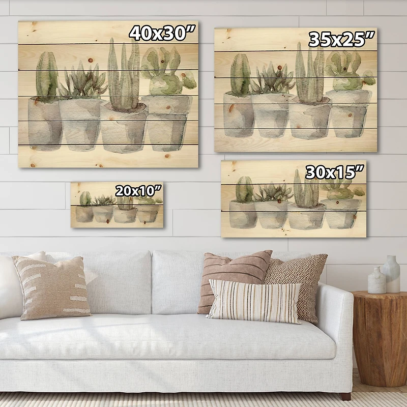 Designart - Cactus and Succulent House Plants V