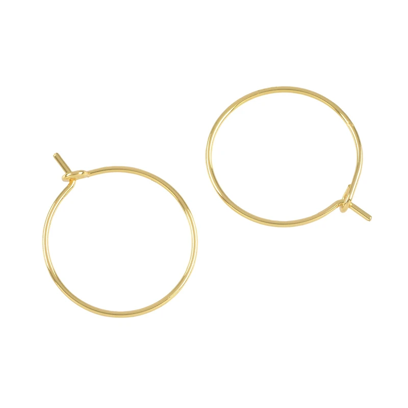 20mm Ear Wire Beading Hoops