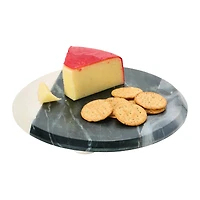 Hello Honey® 10" Gray, Black & White Marble Cheese & Cutting Board