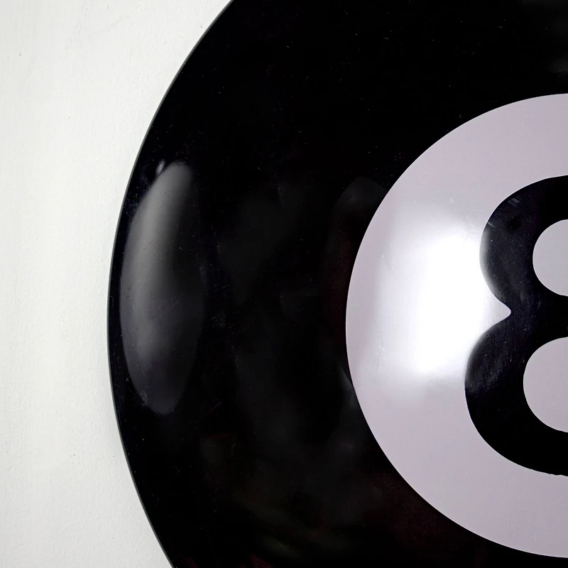 Eight-Ball Dome Metal Sign