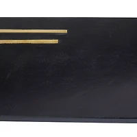 Black Marble Contemporary Tray Set
