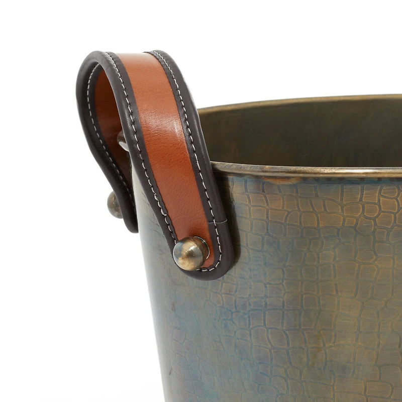 16" Bronze Contemporary Wine Bucket