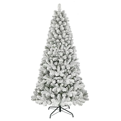 6ft. Unlit Flocked Virginia Pine Artificial Christmas Tree